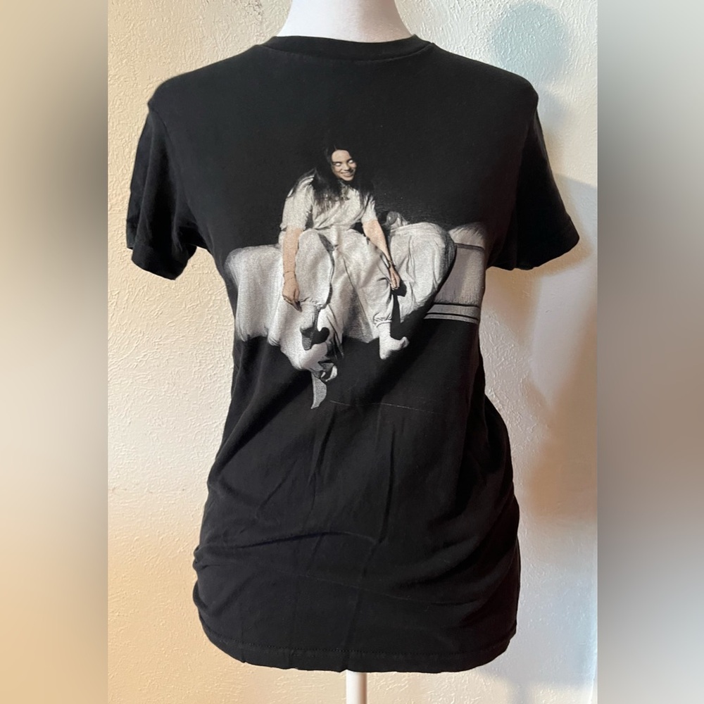 Billie Eilish WWAFAWDWG Black Concert Graphic Tee X-Small
